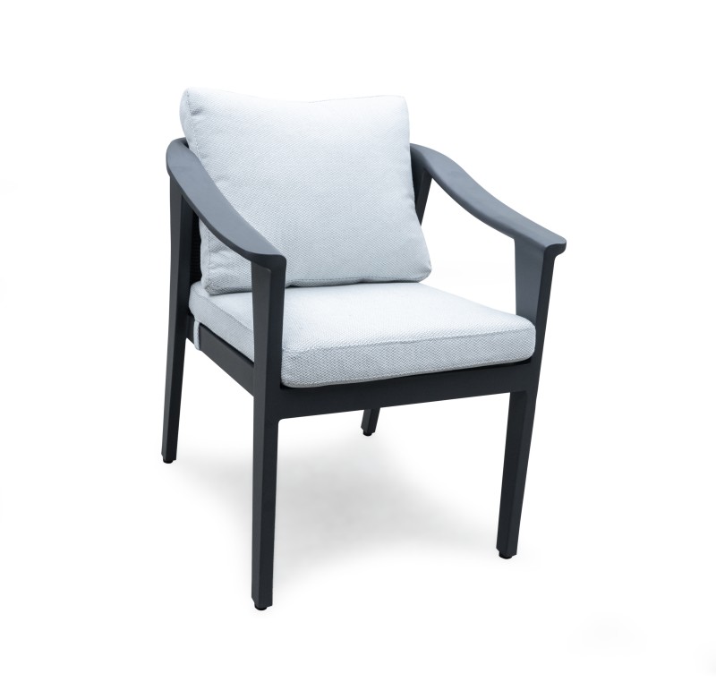 Dining Chair With Rattan Backrest
