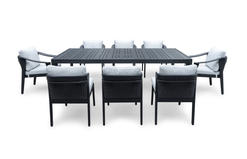 8 Seat Rectangular Dining Set