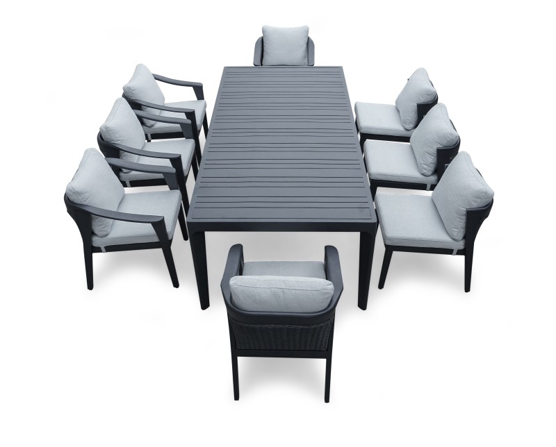 8 Seat Rectangular Dining Set