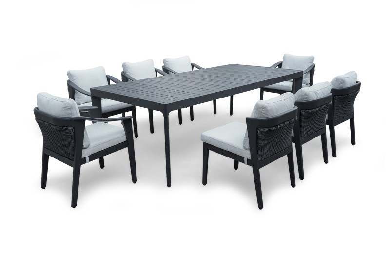 8 Seat Rectangular Dining Set