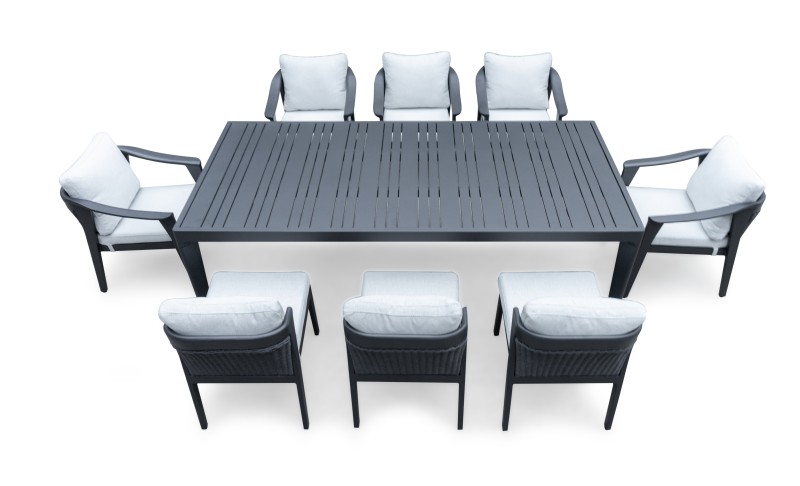 8 Seat Rectangular Dining Set