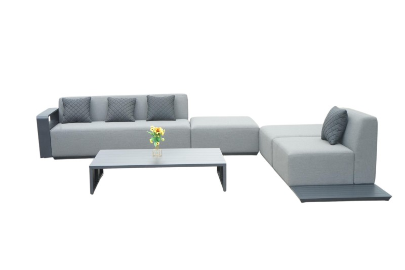 Single Arm Sofa Set With Coffee Table
