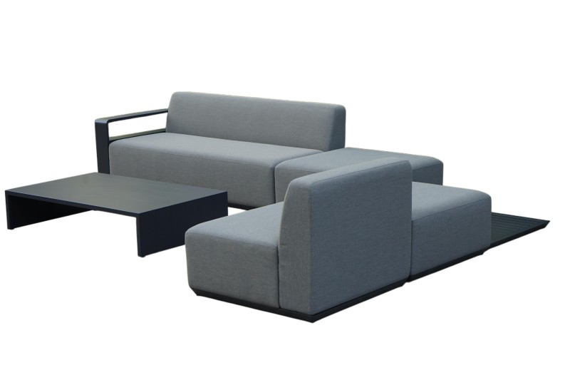 Single Arm Sofa Set With Coffee Table
