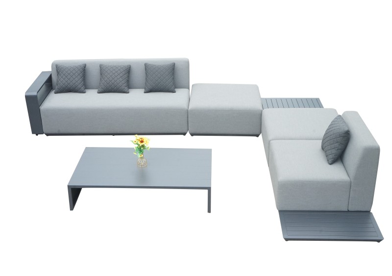 Single Arm Sofa Set With Coffee Table