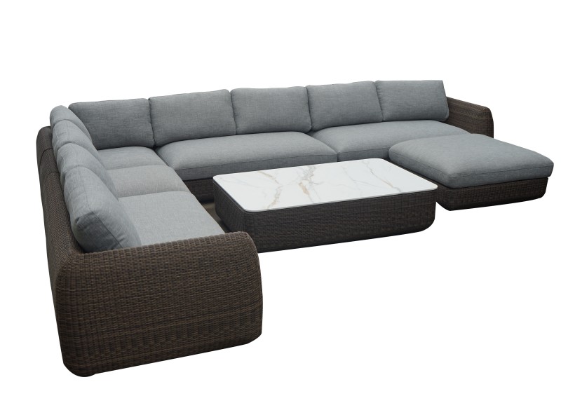 L Shape Corner Sofa Group With Coffee Table