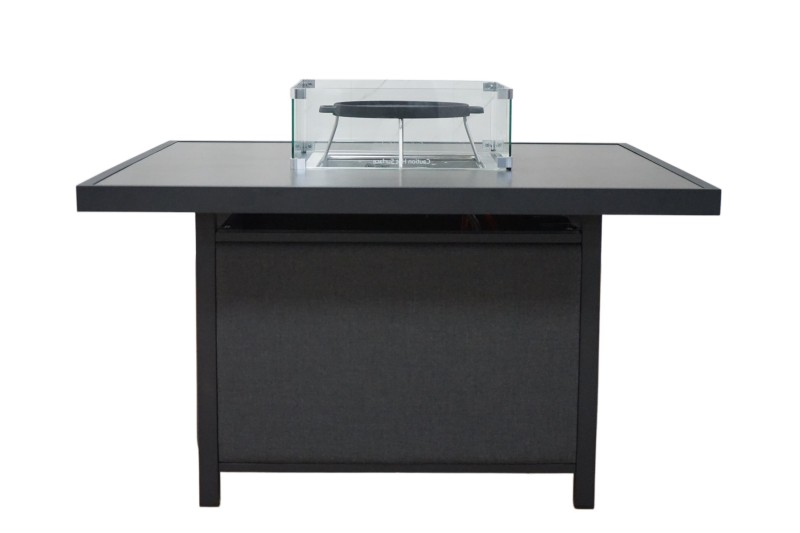 All-Aluminum Fire Pit Dining Table