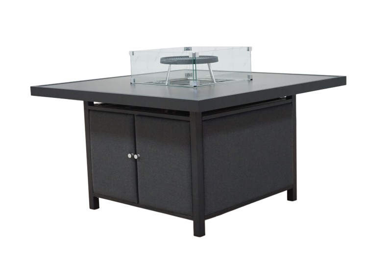 All-Aluminum Fire Pit Dining Table