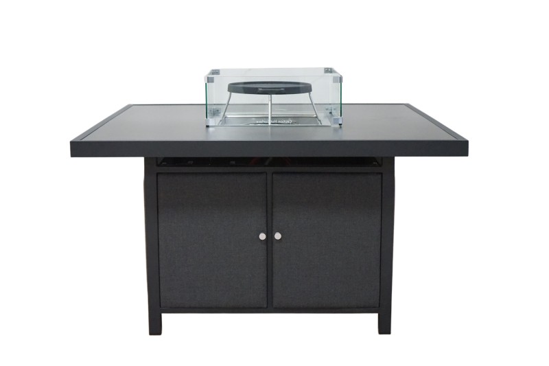 All-Aluminum Fire Pit Dining Table