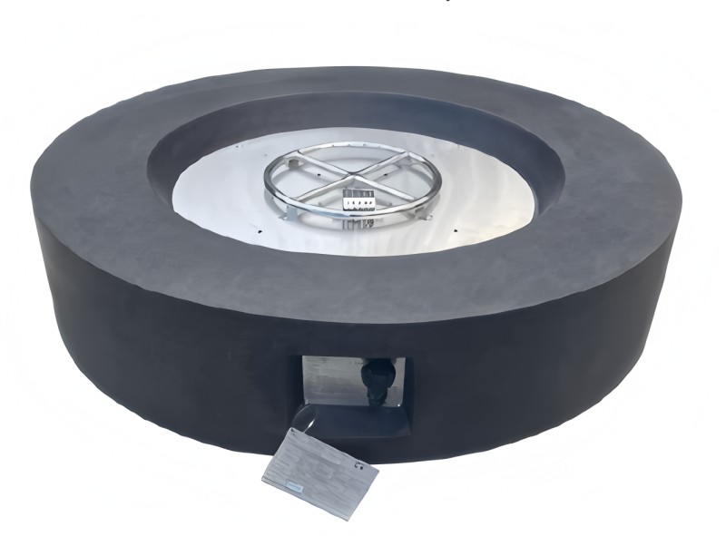 Cylindrical Fire Pit Table