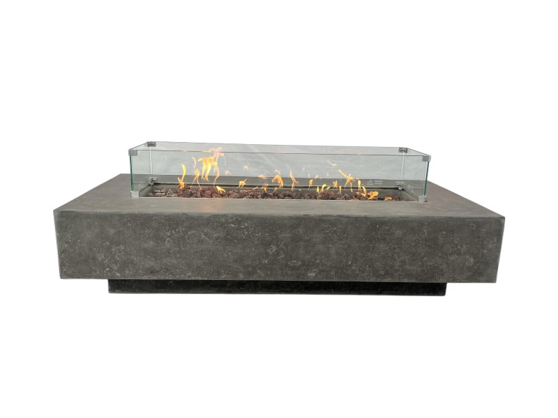 Rectangular Fire Pit Table